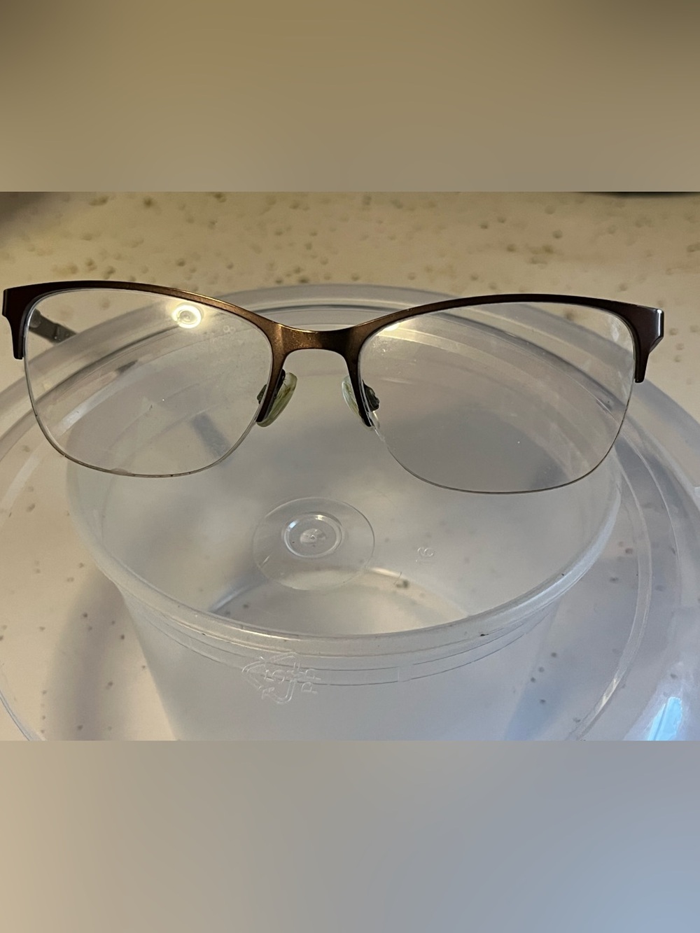 bebe Brown Semi-Rimless Women’s Glasses